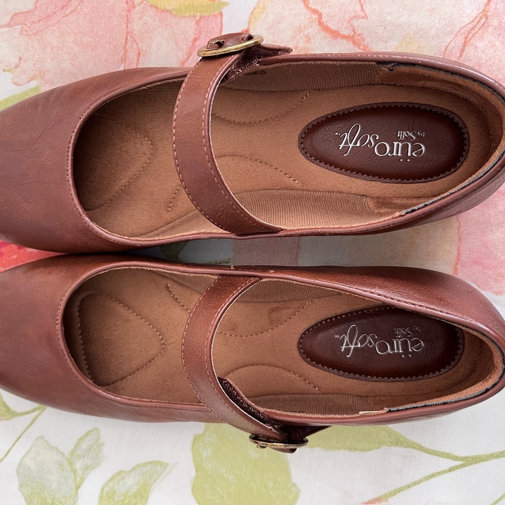 Eurosoft Women's Kassidi Size 10 in Cognac